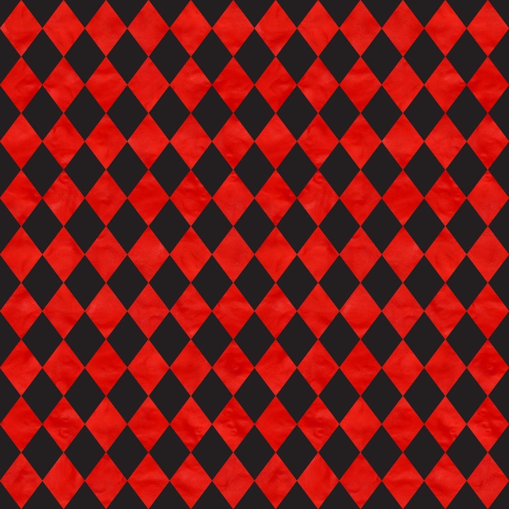Mad Hatter Harlequin Pattern 10 Minky Fabric