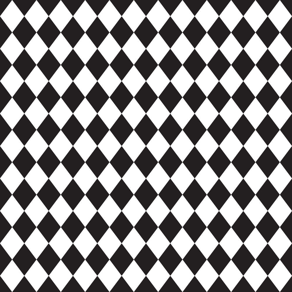 Mad Hatter Harlequin Pattern 11 Minky Fabric
