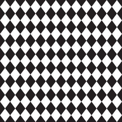 Mad Hatter Harlequin Pattern 11 Minky Fabric