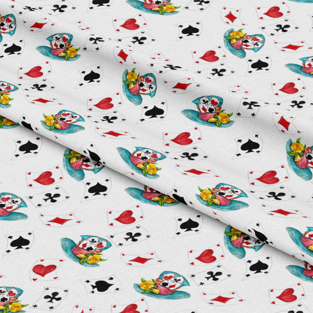 Alice in Wonderland Pattern 12 Quilting Cotton Fabric