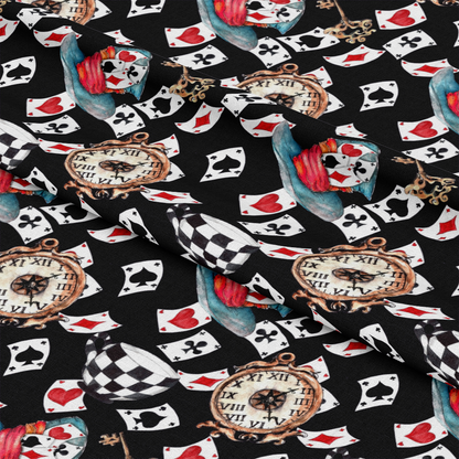 Alice in Wonderland Pattern 1 Quilting Cotton Fabric