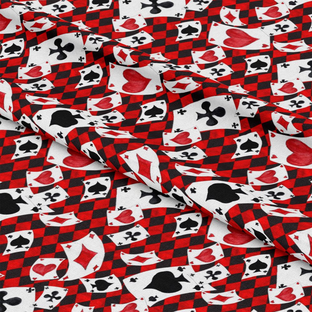 Alice in Wonderland Pattern 3 Quilting Cotton Fabric