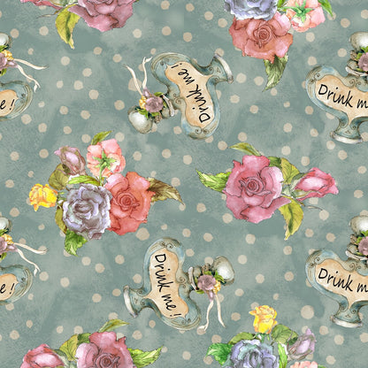 Mad Hatter Harlequin Pattern 6 Minky Fabric