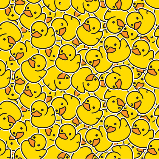 Allover Rubber Ducks Quilting Cotton Fabric