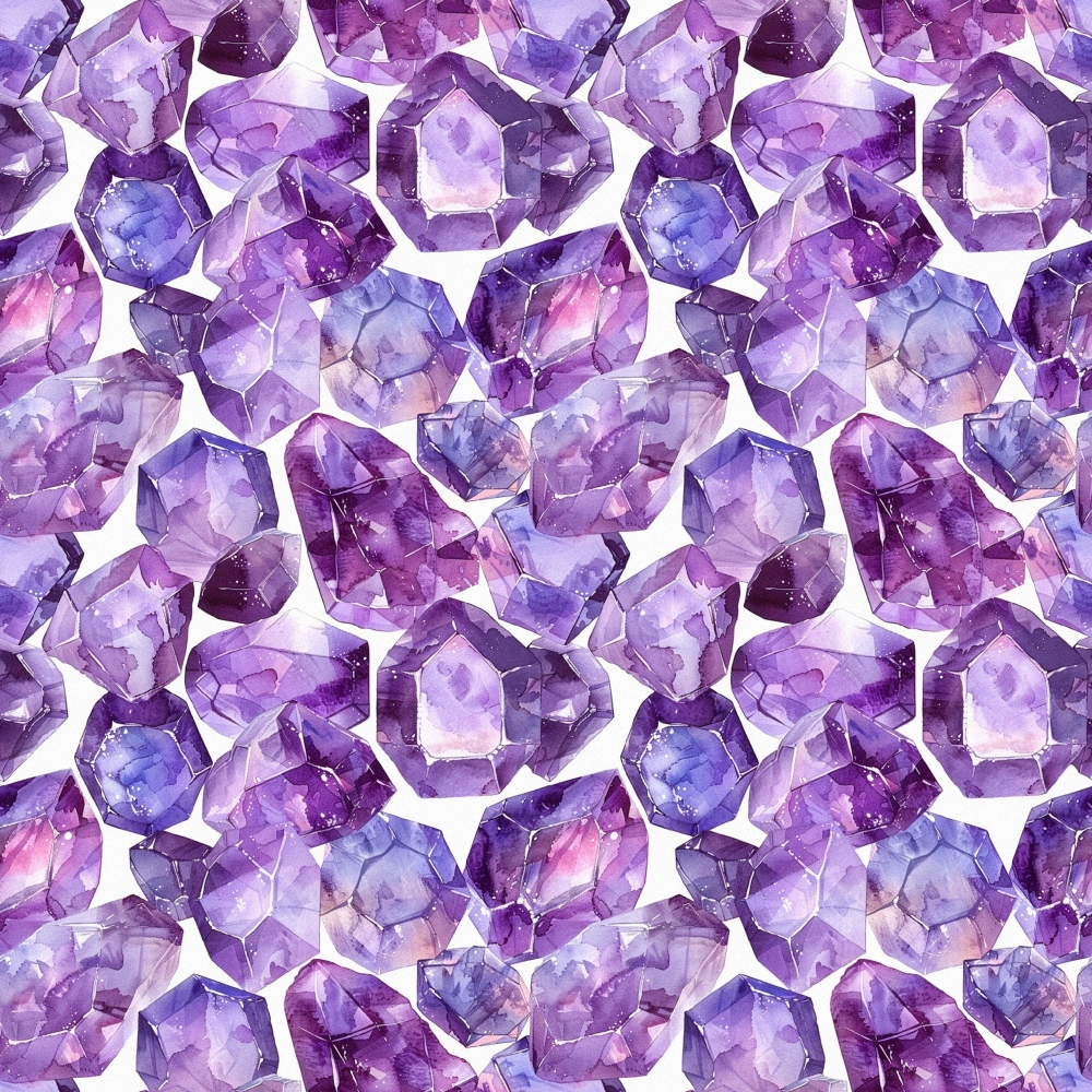 Lavender Crystals Pattern 2 Minky Fabric