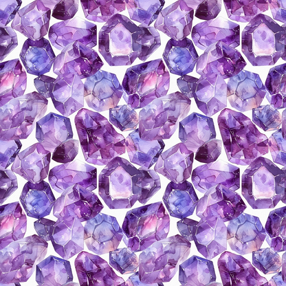 Lavender Crystals Pattern 2 Minky Fabric