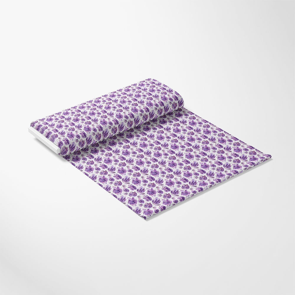 Amethyst Gemstones Pattern 3 Quilting Cotton Fabric