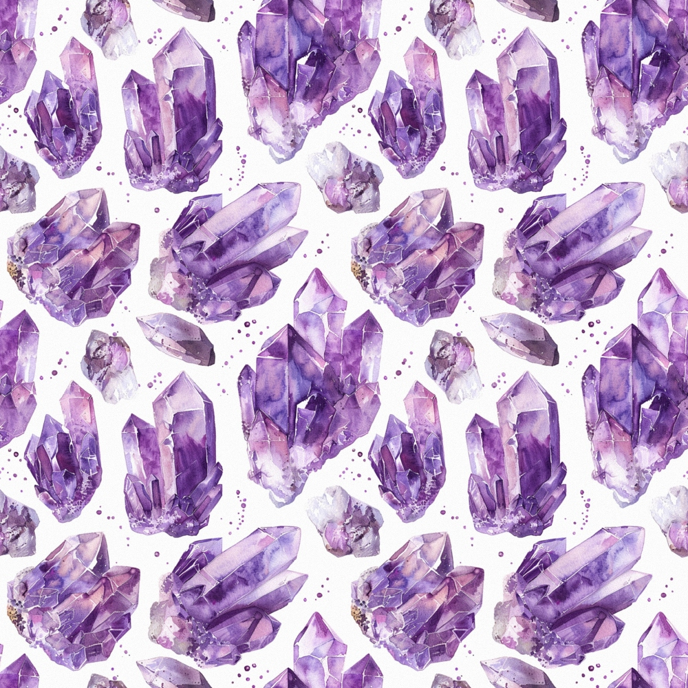Lavender Crystals Pattern 3 Minky Fabric