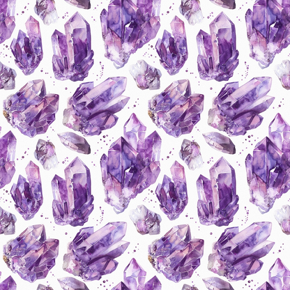 Lavender Crystals Pattern 3 Minky Fabric