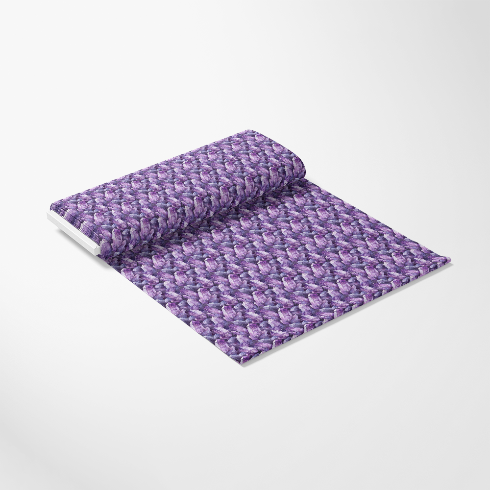 Amethyst Gemstones Pattern 4 Quilting Cotton Fabric