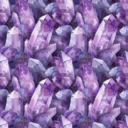 Lavender Crystals Pattern 4 Minky Fabric