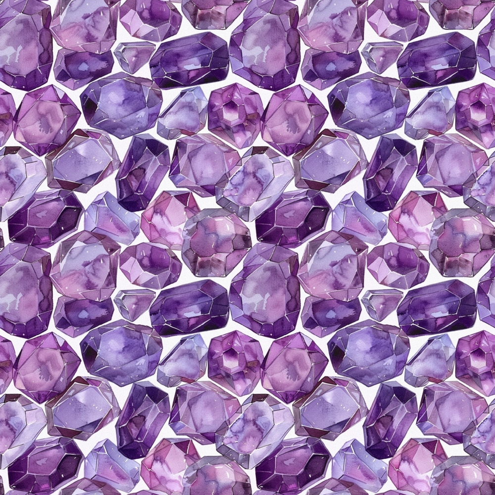 Lavender Crystals Pattern 5 Minky Fabric