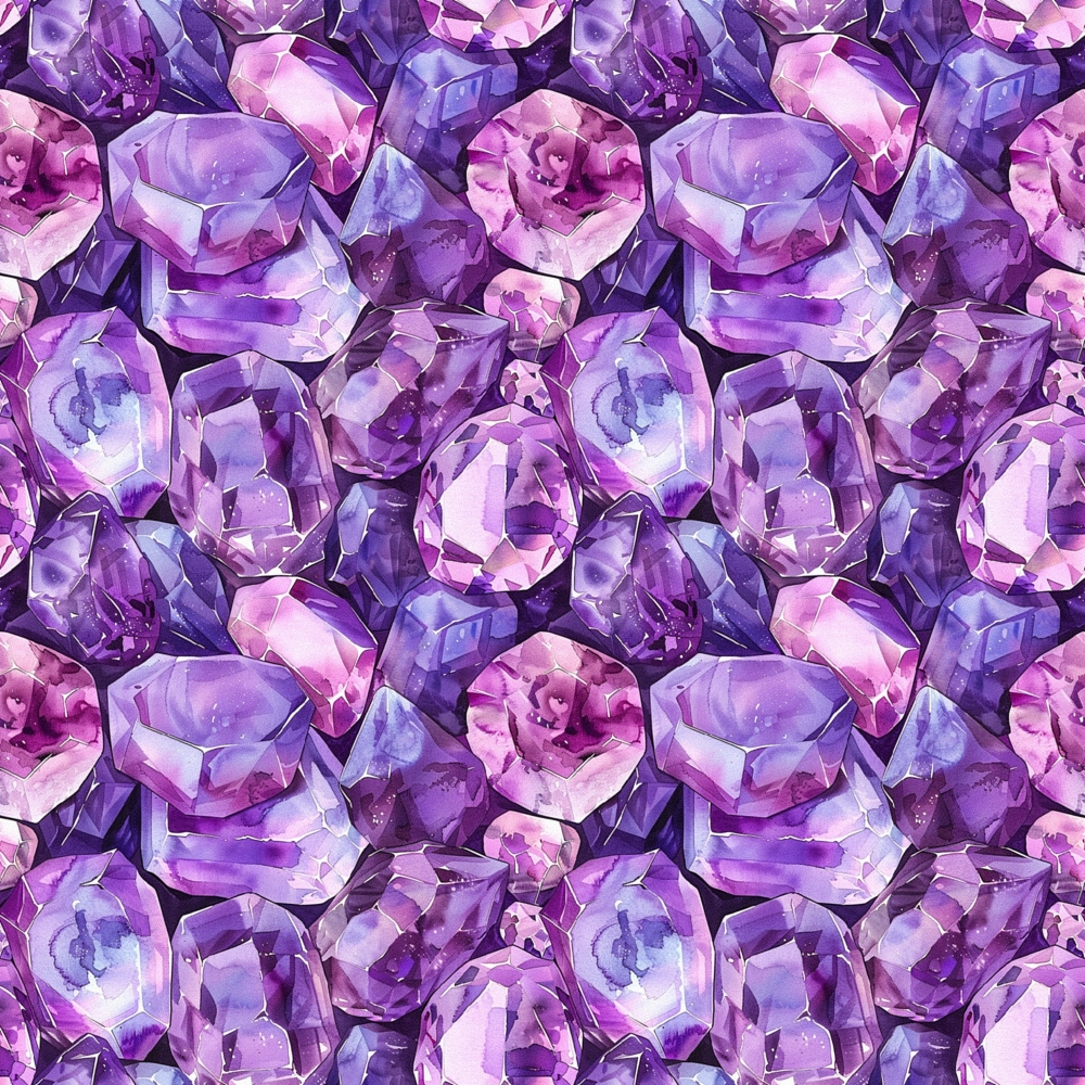 Lavender Crystals Pattern 6 Minky Fabric