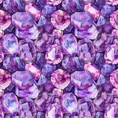 Lavender Crystals Pattern 6 Minky Fabric