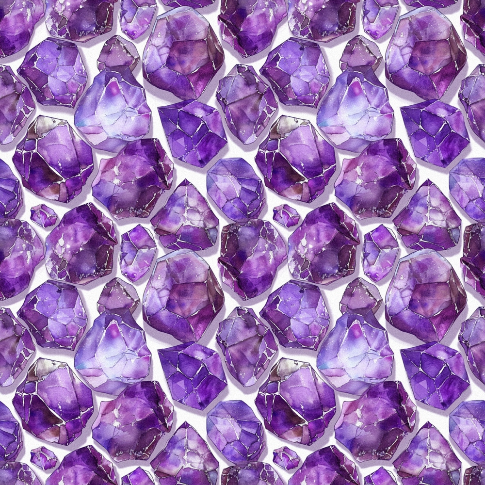Lavender Crystals Pattern 8 Minky Fabric