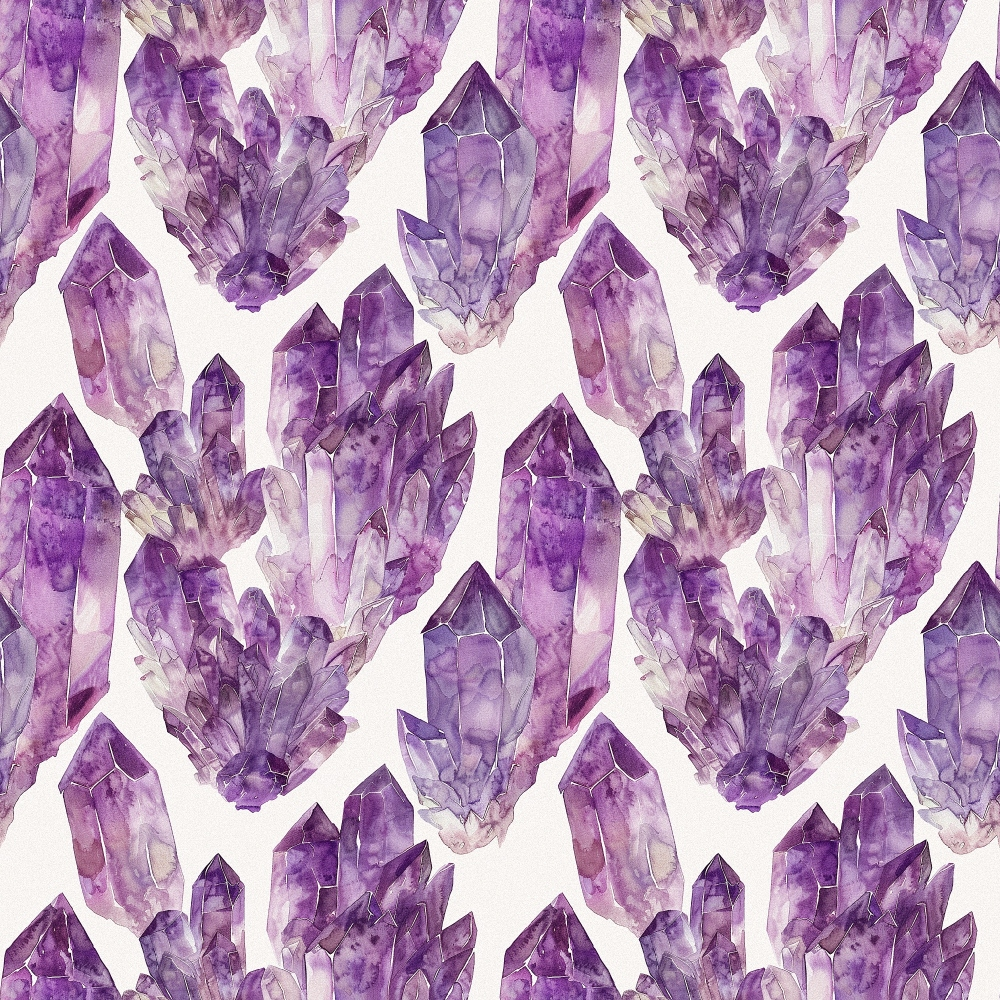 Lavender Crystals Pattern 9 Minky Fabric