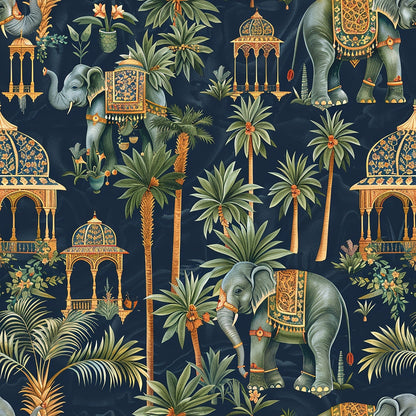Maharaja Palace Pattern 1 Minky Fabric