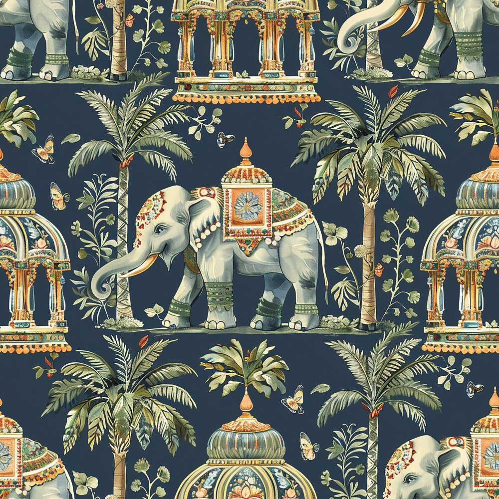 Maharaja Palace Pattern 2 Minky Fabric