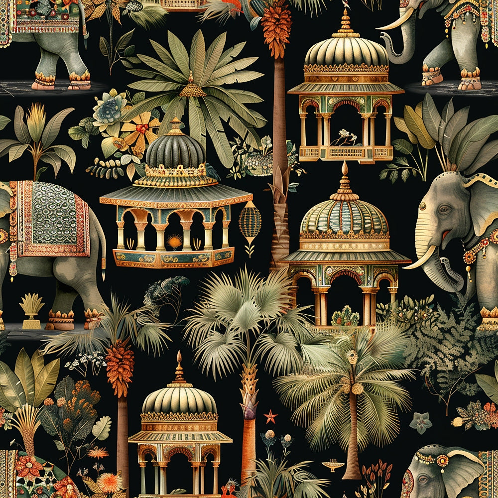 Maharaja Palace Pattern 4 Minky Fabric