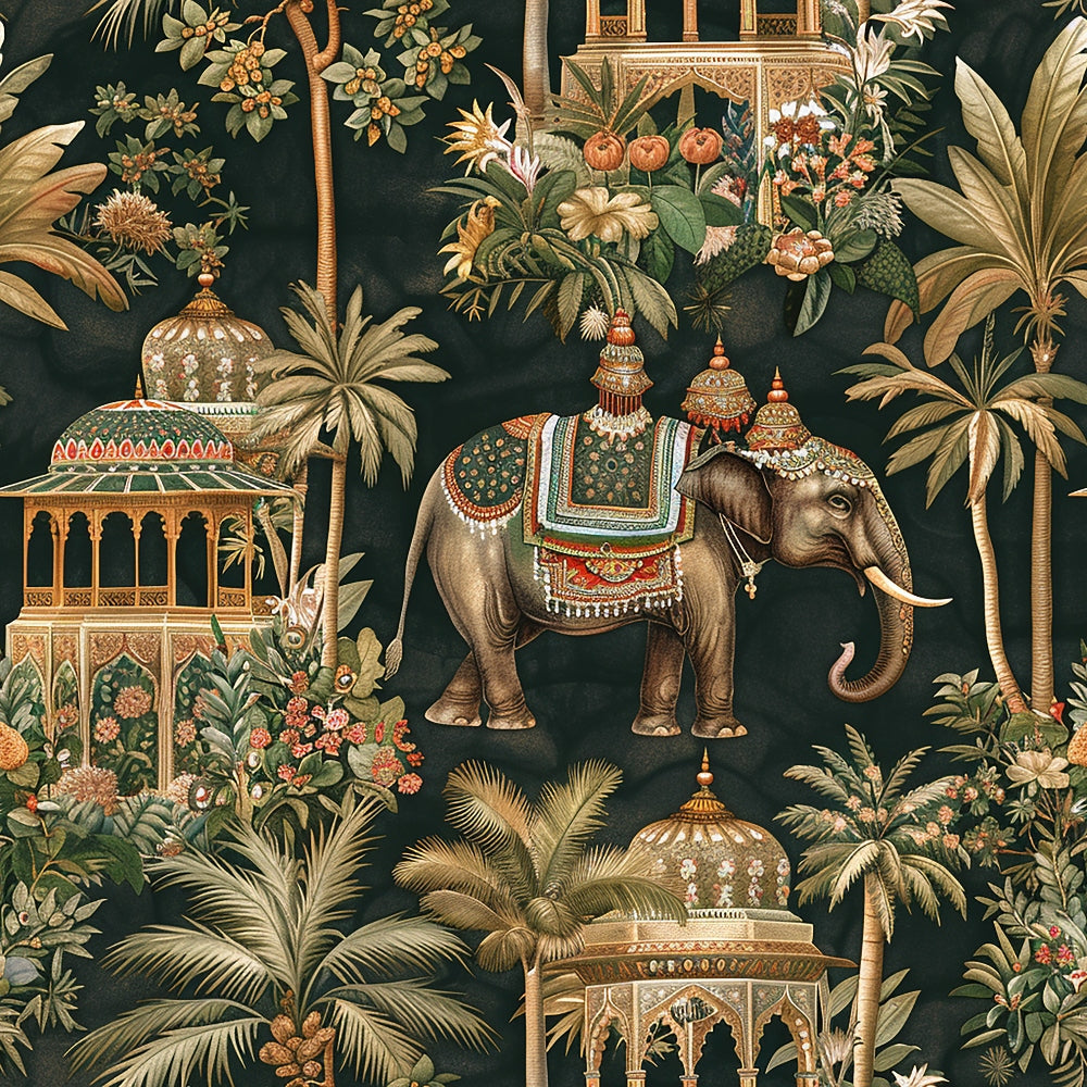 Maharaja Palace Pattern 6 Minky Fabric