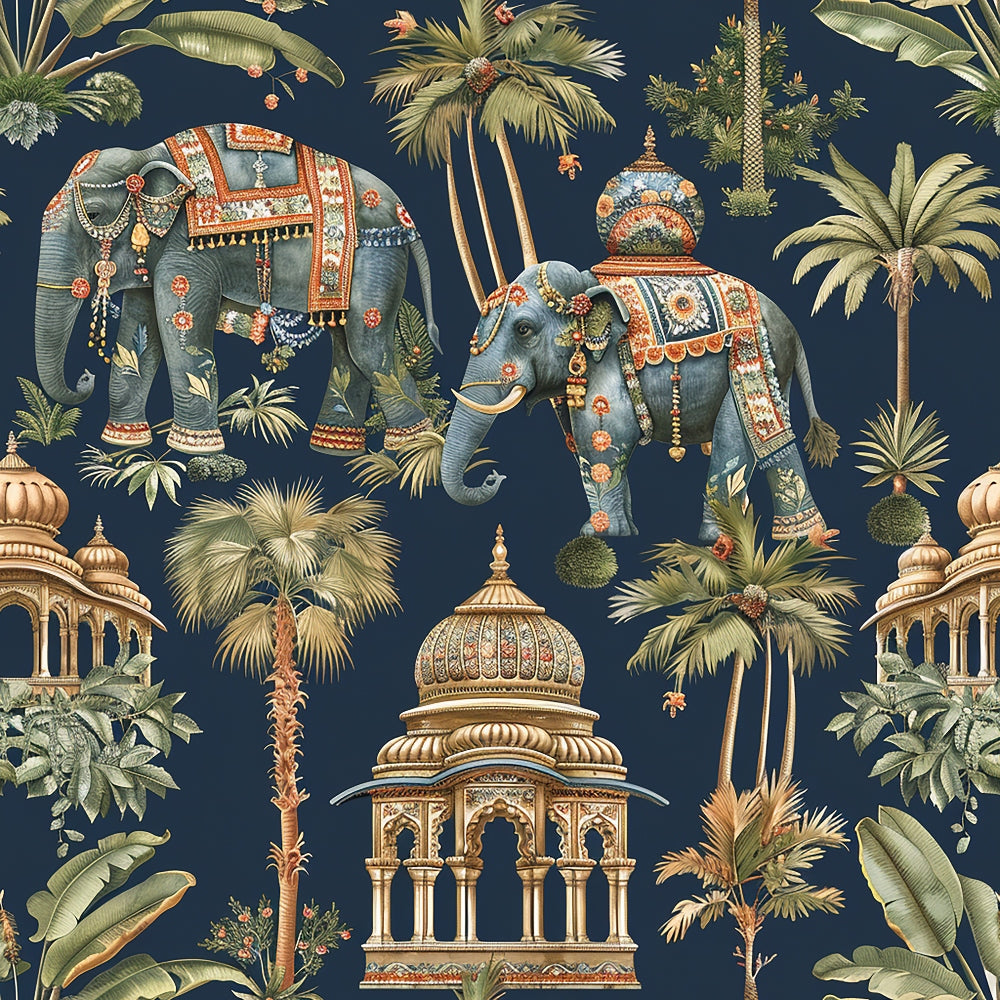 Maharaja Palace Pattern 8 Minky Fabric