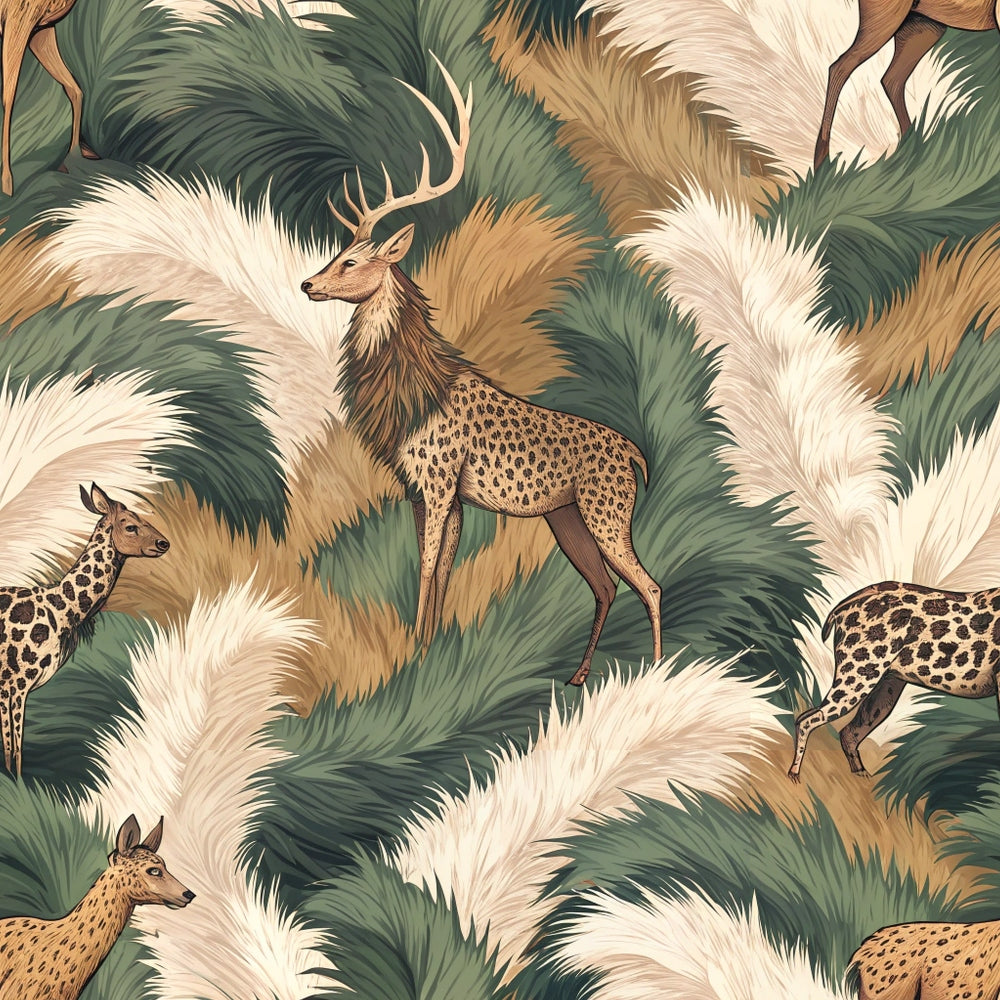 Spotted Savanna Pattern 10 Minky Fabric