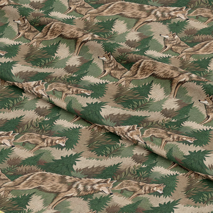 Animal Fur Camo Pattern 1 Quilting Cotton Fabric