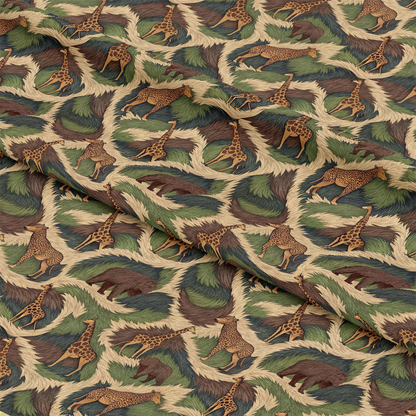 Animal Fur Camo Pattern 2 Quilting Cotton Fabric