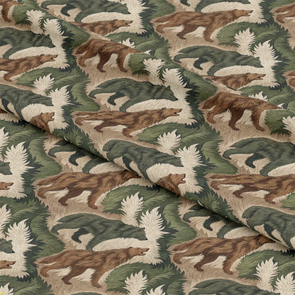 Animal Fur Camo Pattern 3 Quilting Cotton Fabric
