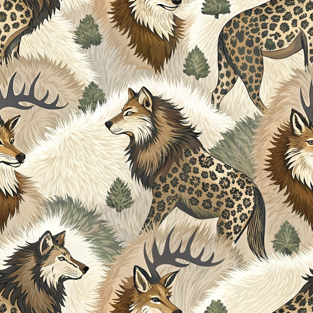 Spotted Savanna Pattern 5 Minky Fabric