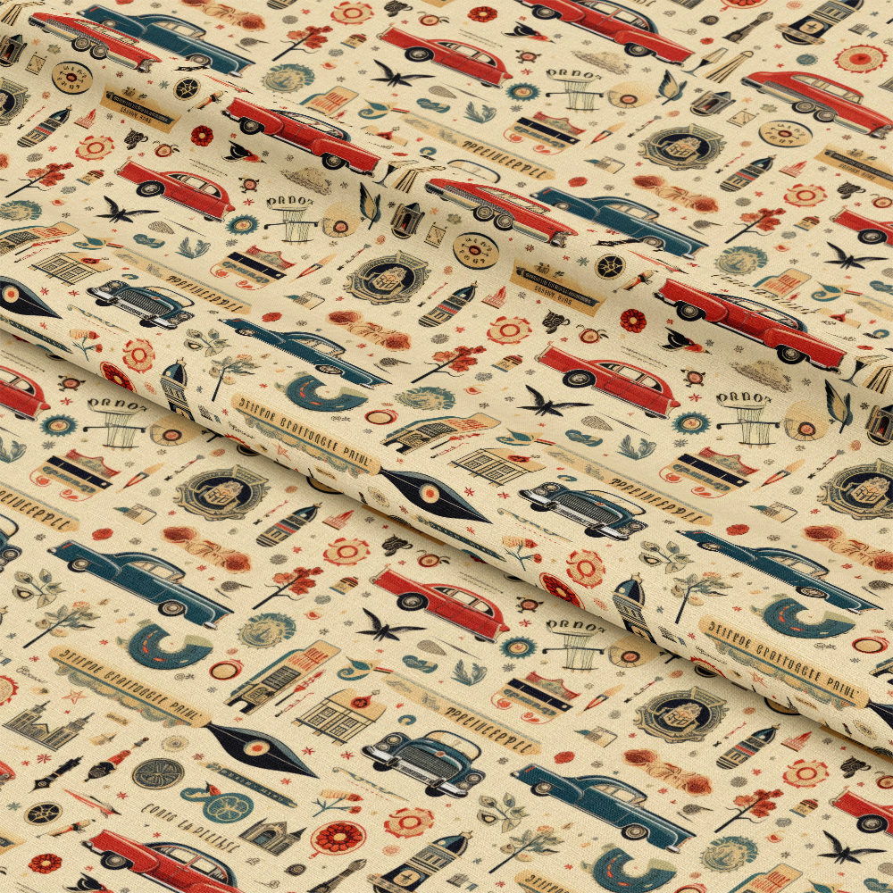 Antique Pieces Pattern 27 Quilting Cotton Fabric