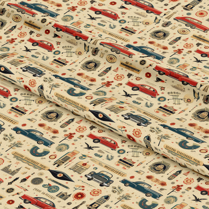 Antique Pieces Pattern 27 Quilting Cotton Fabric