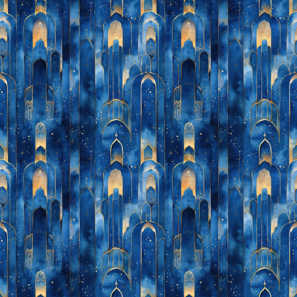 Moonlit Cathedral Pattern 11 Minky Fabric