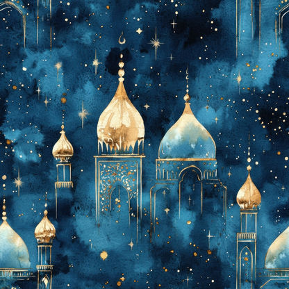 Moonlit Cathedral Pattern 14 Minky Fabric
