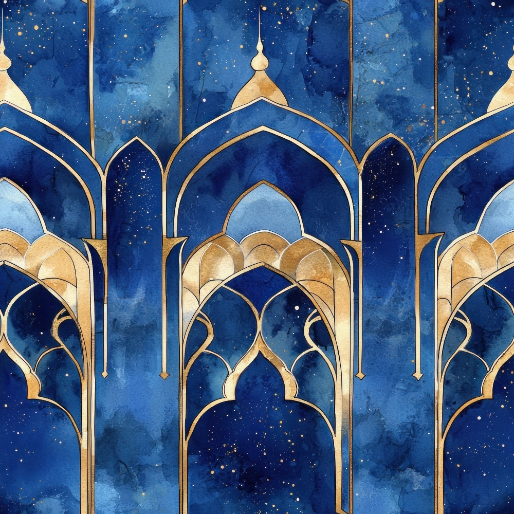 Moonlit Cathedral Pattern 16 Minky Fabric