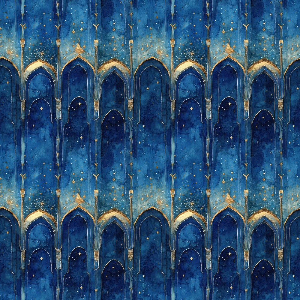Moonlit Cathedral Pattern 20 Minky Fabric