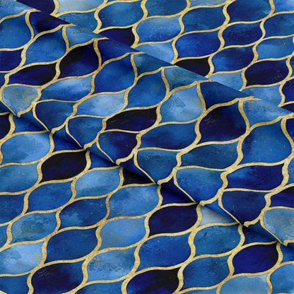 Arabian Midnight Pattern 5 Quilting Cotton Fabric