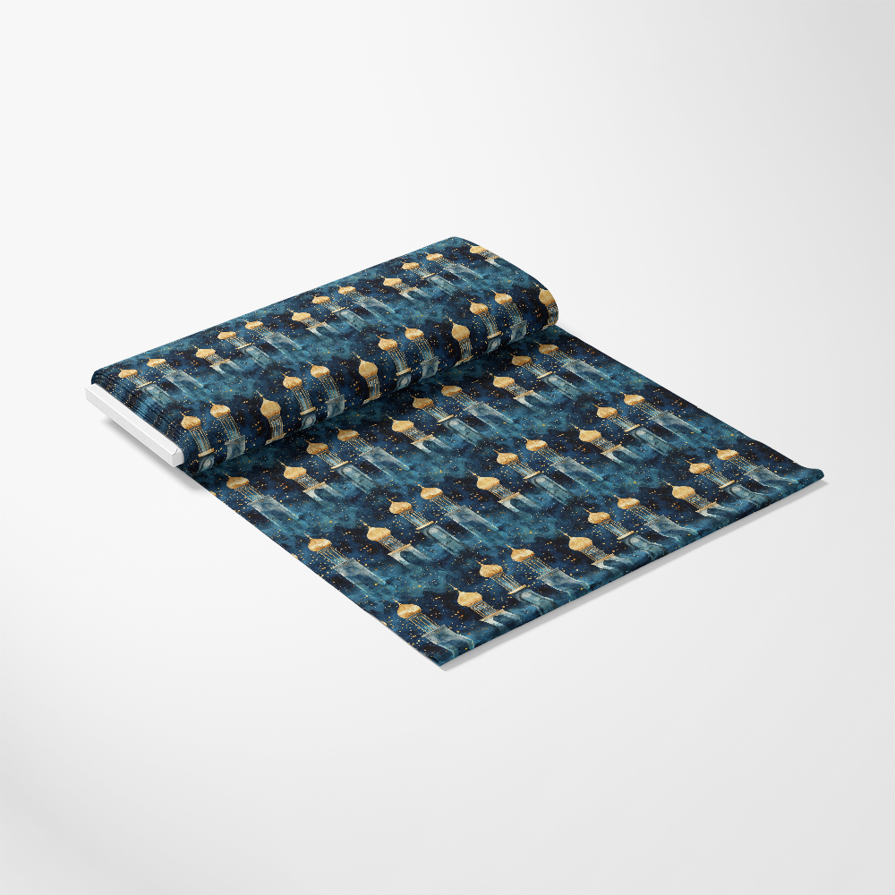Arabian Midnight Pattern 8 Quilting Cotton Fabric