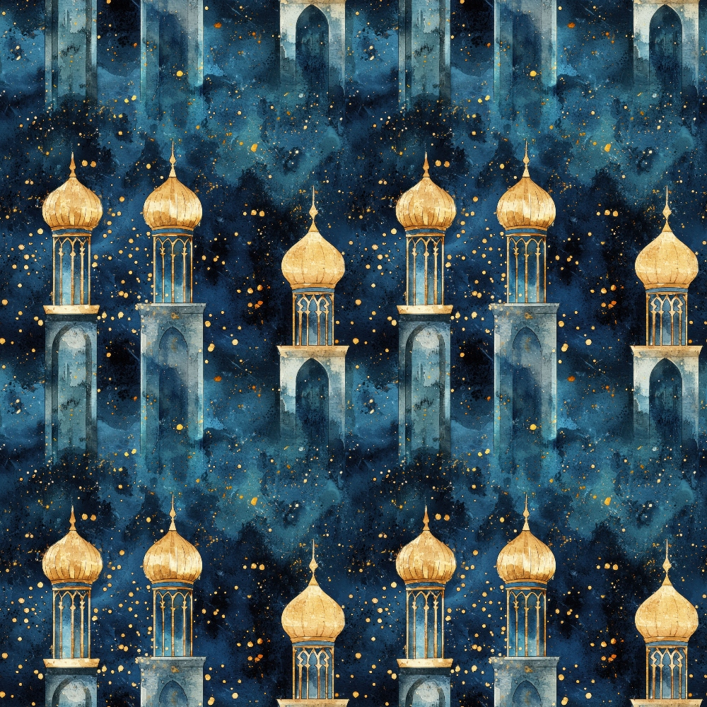 Moonlit Cathedral Pattern 8 Minky Fabric