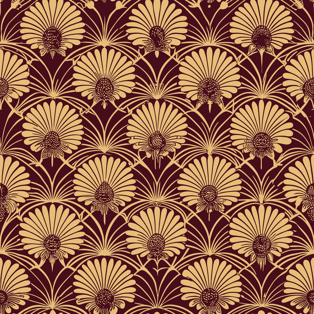 Gilded Jade Blooms Pattern 13 Minky Fabric
