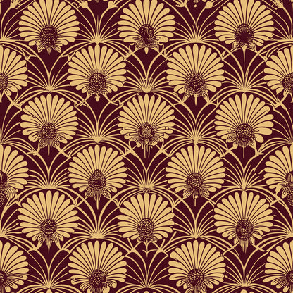 Gilded Jade Blooms Pattern 13 Minky Fabric