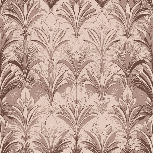 Art Deco Florals Pattern 43 Quilting Cotton Fabric
