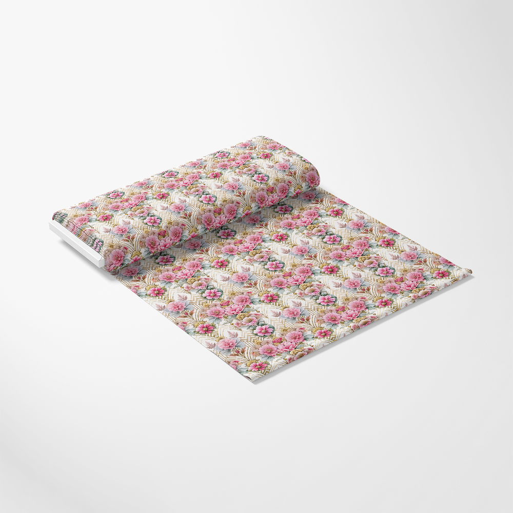 Art Deco Florals Pattern 60 Quilting Cotton Fabric