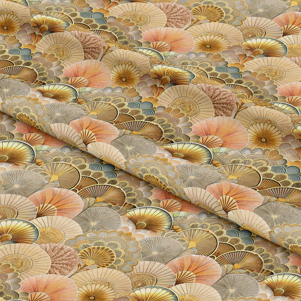 Art Deco Florals Pattern 65 Quilting Cotton Fabric