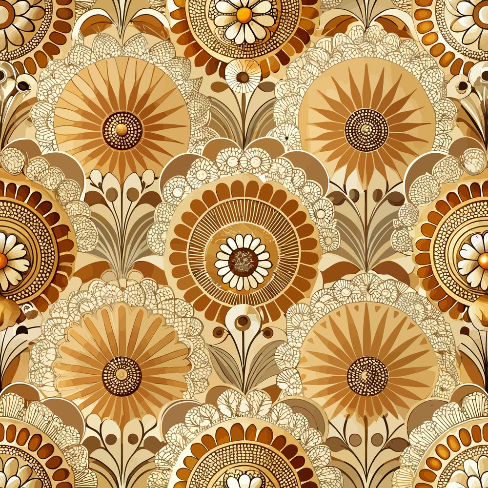 Gilded Jade Blooms Pattern 66 Minky Fabric