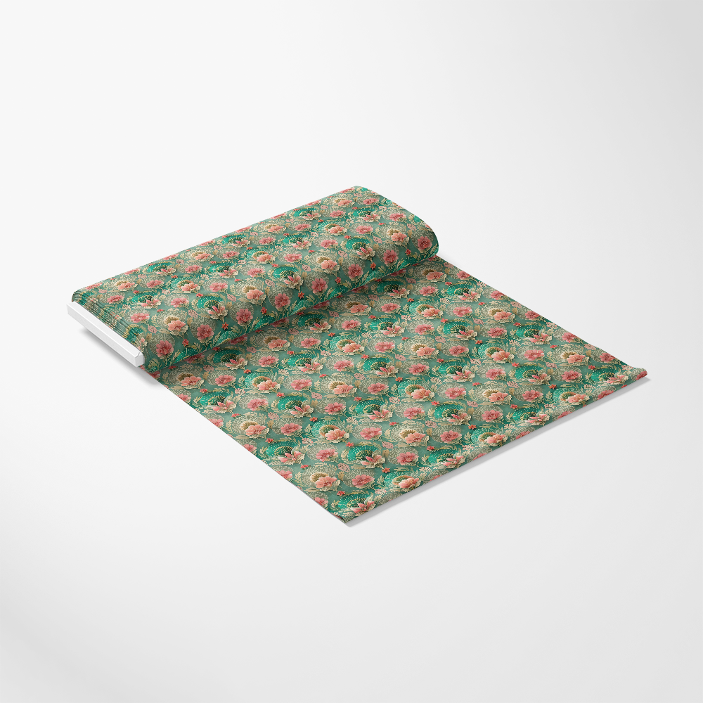 Art Deco Florals Pattern 81 Quilting Cotton Fabric