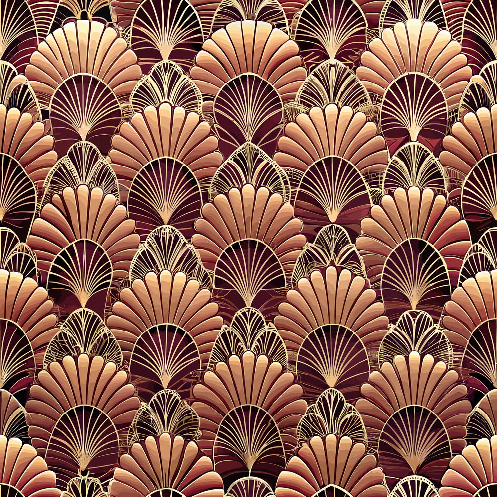 Gilded Jade Blooms Pattern 83 Minky Fabric