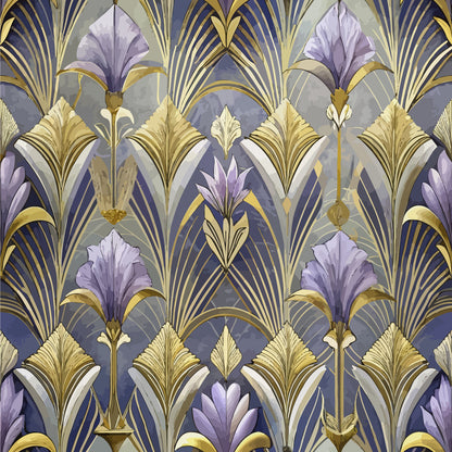 Gilded Jade Blooms Pattern 89 Minky Fabric