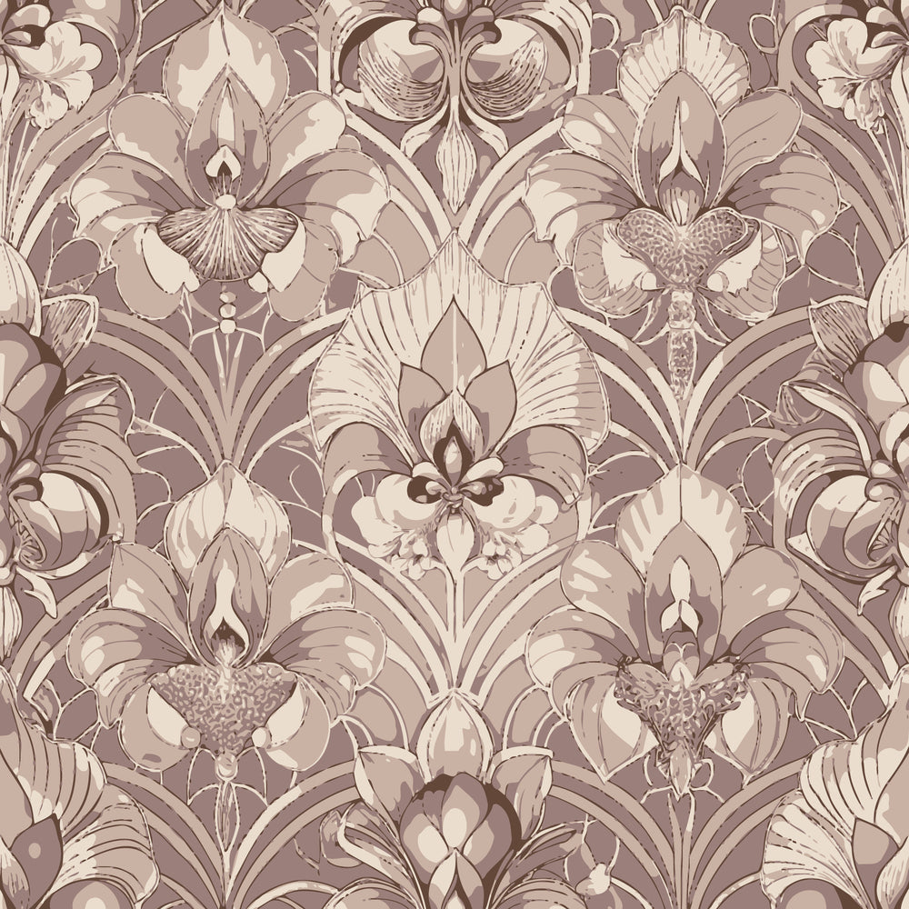 Gilded Jade Blooms Pattern 91 Minky Fabric