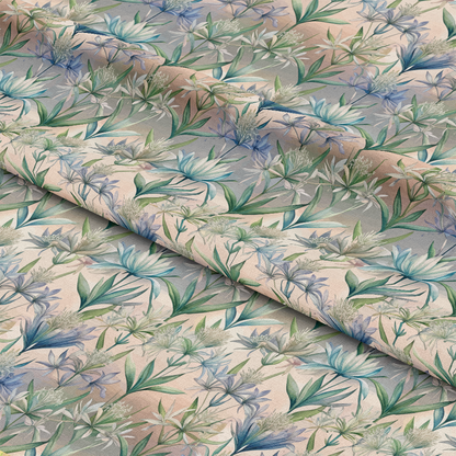Art Nouveau Camassias Pattern 1 Quilting Cotton Fabric